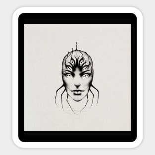 tarantula women Sticker